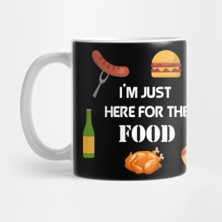 I'm just here for the food Thanksgiving Day gift Mug